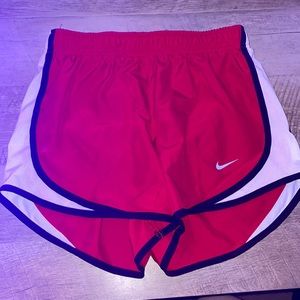 Nike red shorts